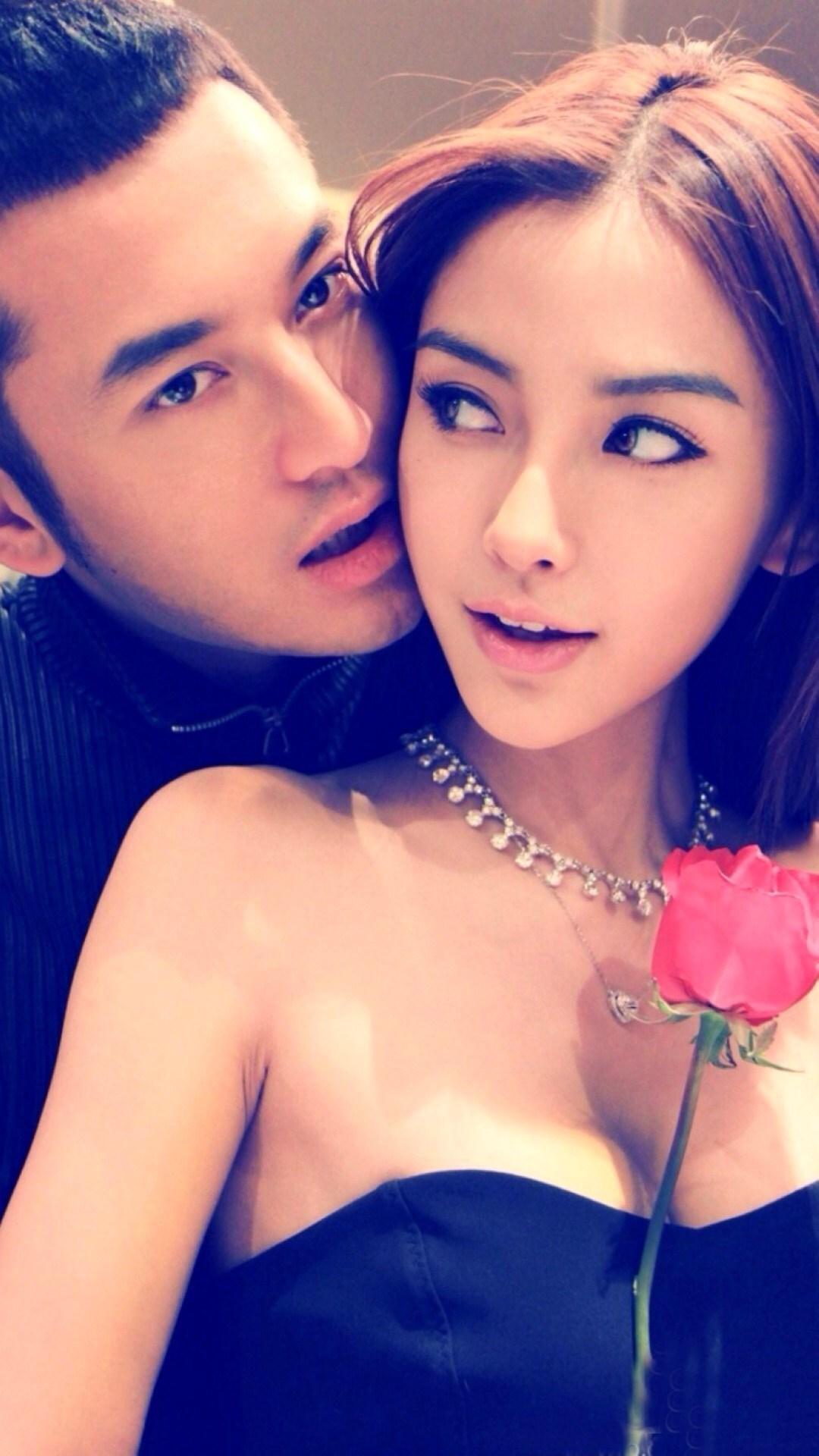 爱情 情侣 黄晓明 Angelababy 婚纱照写真下载