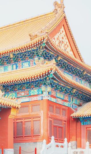 北京故宫一角唯美风景摄影