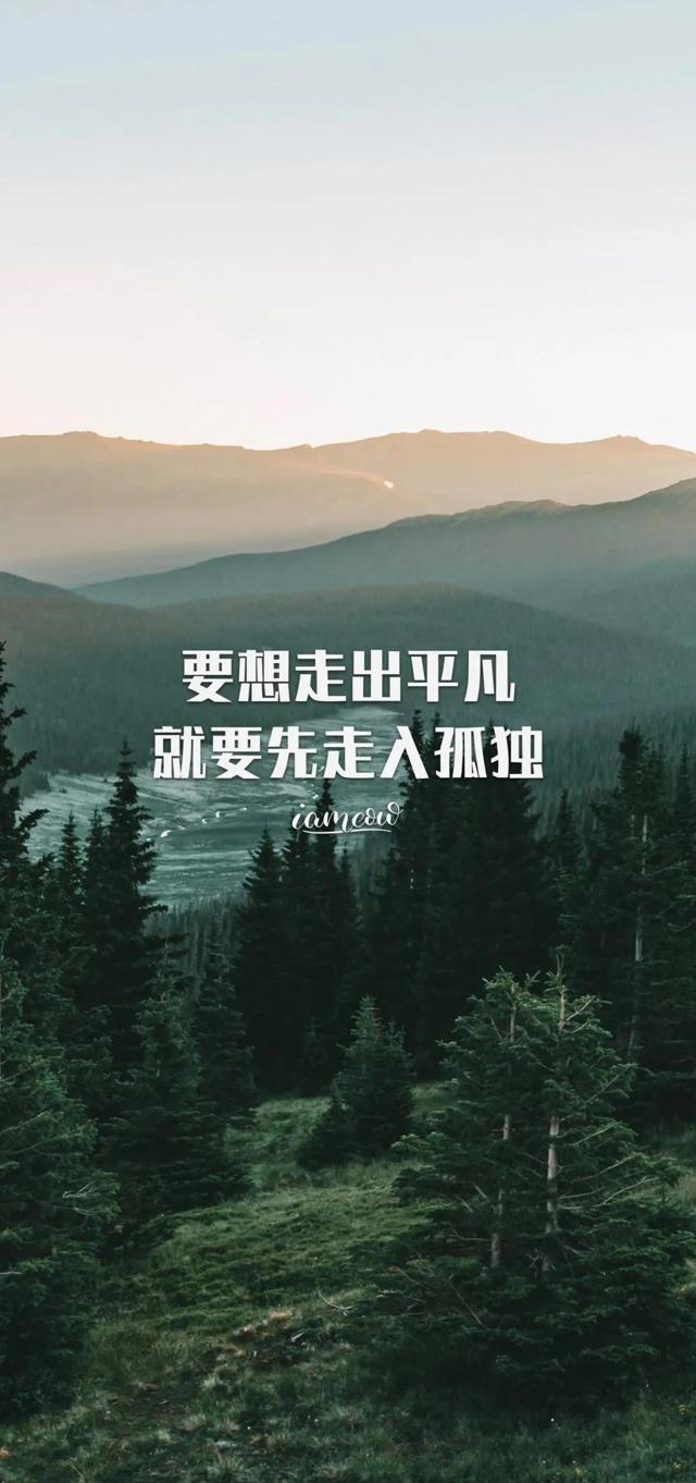 要想不平凡的人生文字壁纸