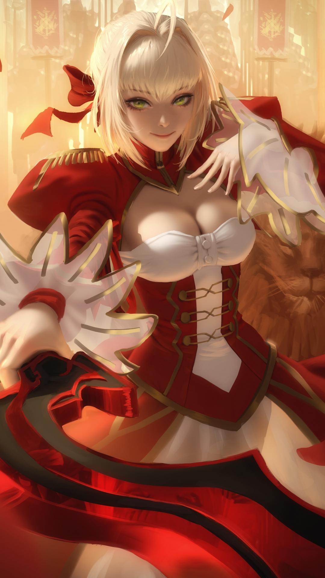saber Nero竖屏手机壁纸
