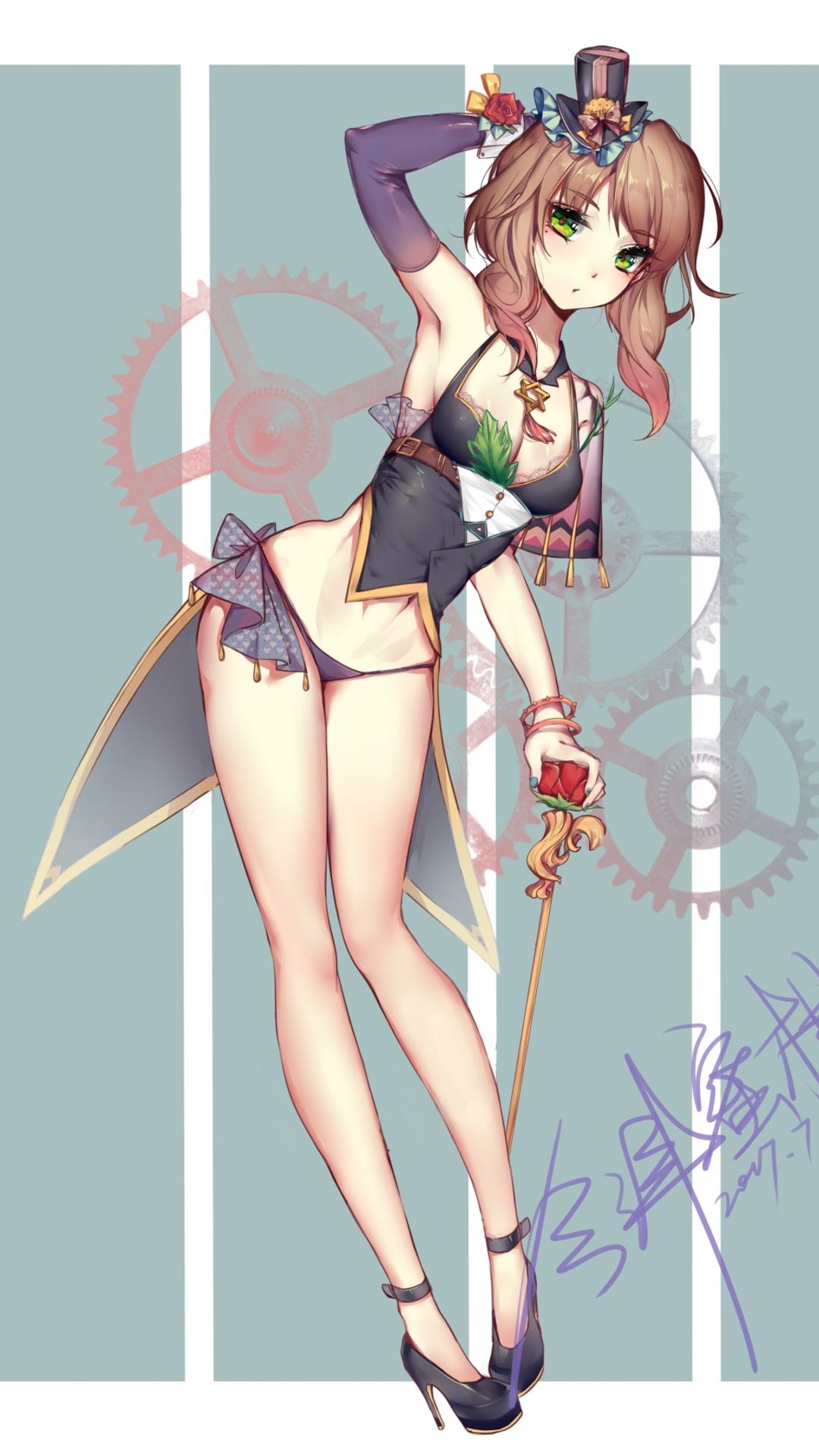 可爱动漫女孩手机壁纸