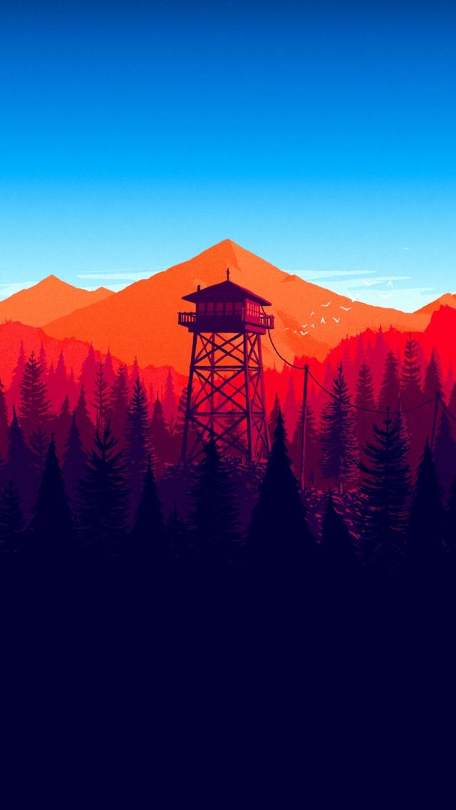 看火人Firewatch Mod白天手机壁纸