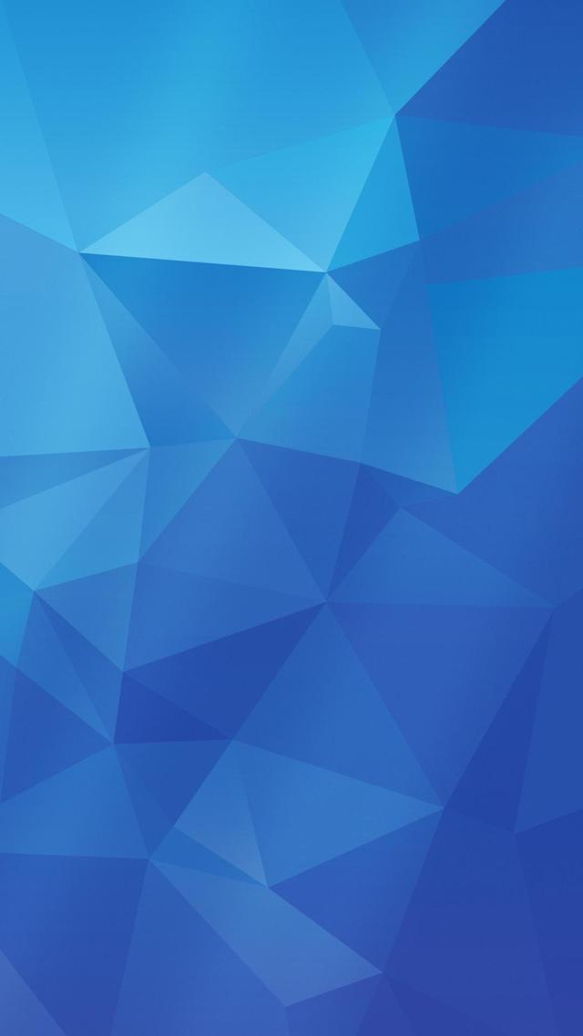 蓝色简约Samsung Galaxy S5手机壁纸