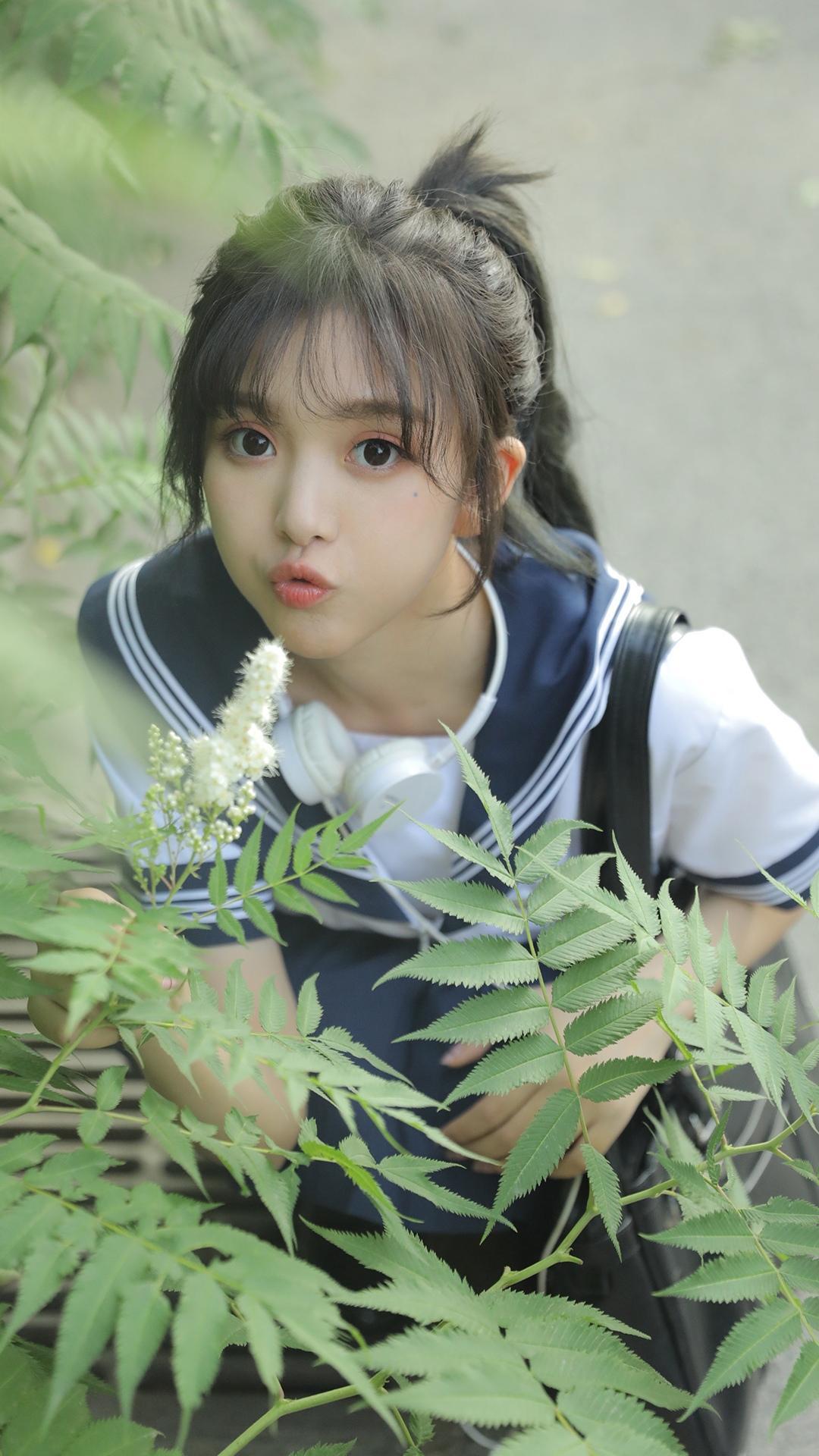 抖音甜美少女彭十六可爱写真图片下载