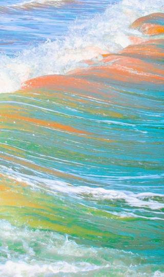 清新海浪创意摄影高清手机壁纸