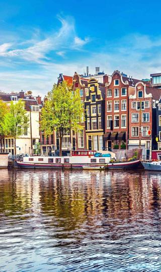 高清阿姆斯特丹运河高清手机壁纸