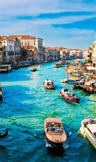 精美美丽的威尼斯水上船壁纸图片大全