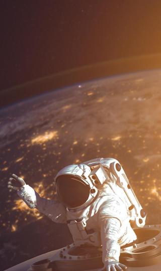 精美ins超火宇航员太空背景图壁纸图片