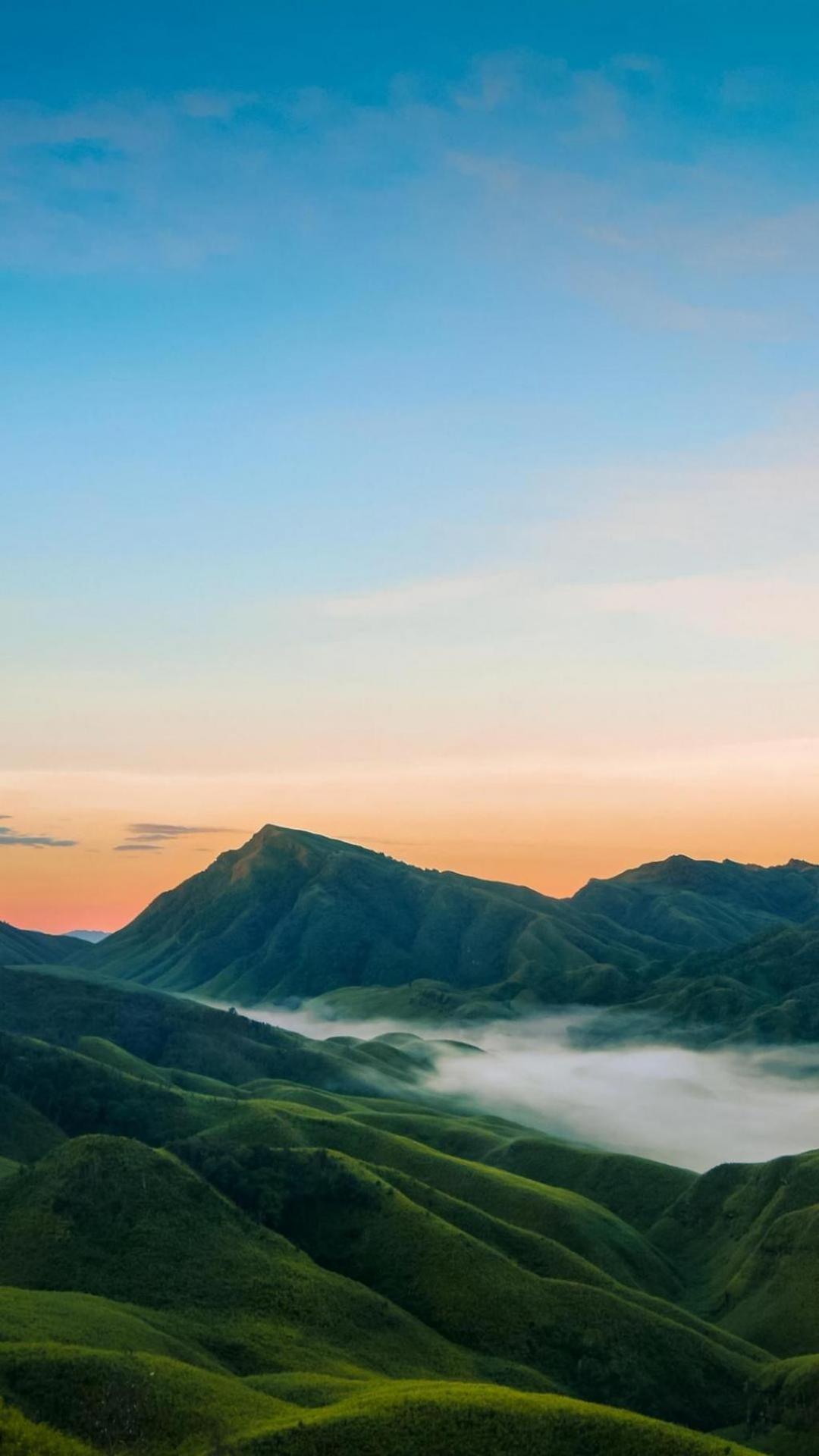 好看的绝美迷人的青山风景高清壁纸