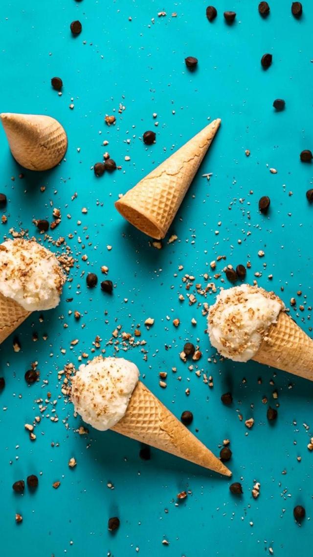 夏日美食之冰淇淋手机壁纸图片