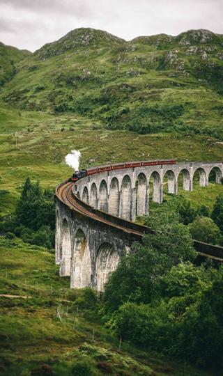 苏格兰蒸汽火车图片壁纸