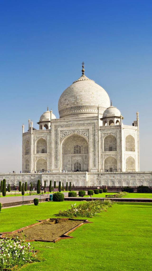 高清Taj Mahal泰姬陵手机背景下载