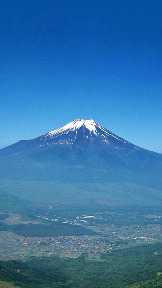 好看的自然火山美景手机壁纸图片