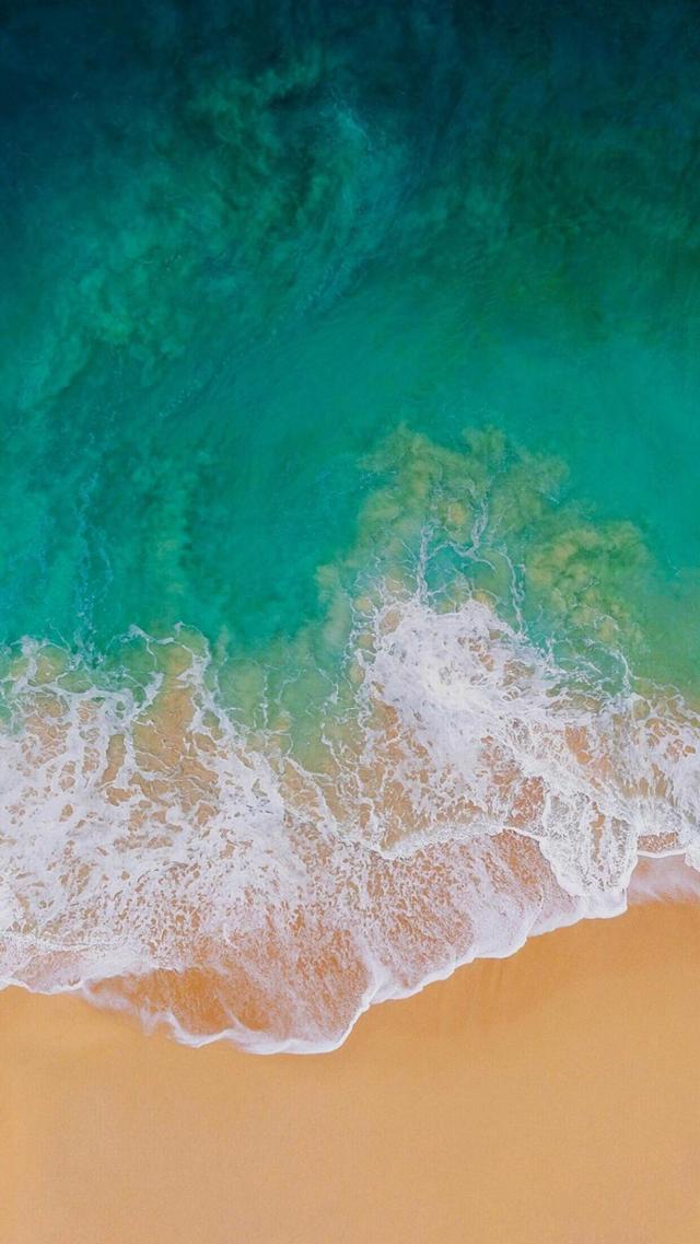 iphone8官方iOS11大海原生壁纸手机背景下载