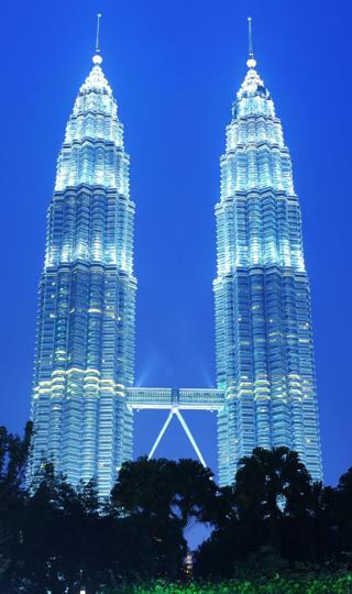 马来西亚吉隆坡双子塔壁纸图片