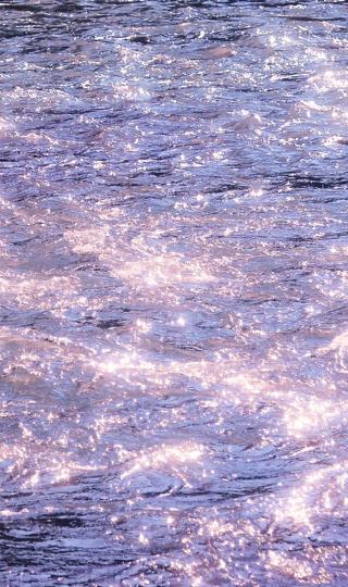 紫色唯美迷人大海壁纸图片