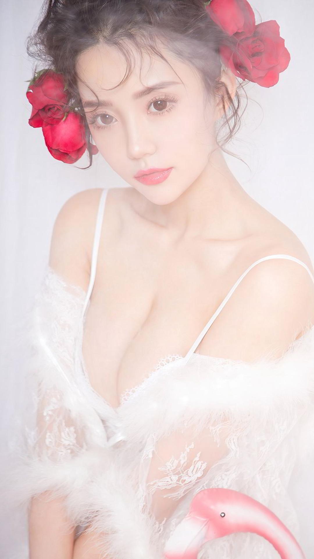 性感丰满美女吊带蕾丝情趣内衣诱惑写真高清壁纸