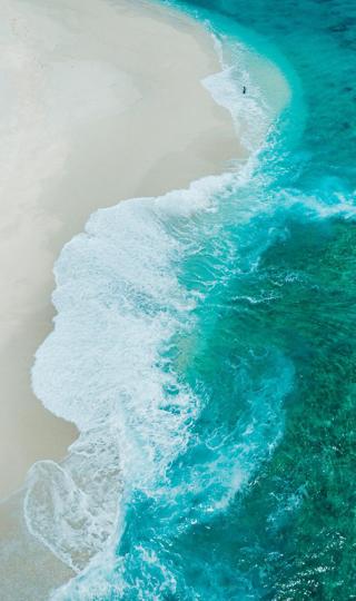 大海 海滩 海浪手机壁纸大图