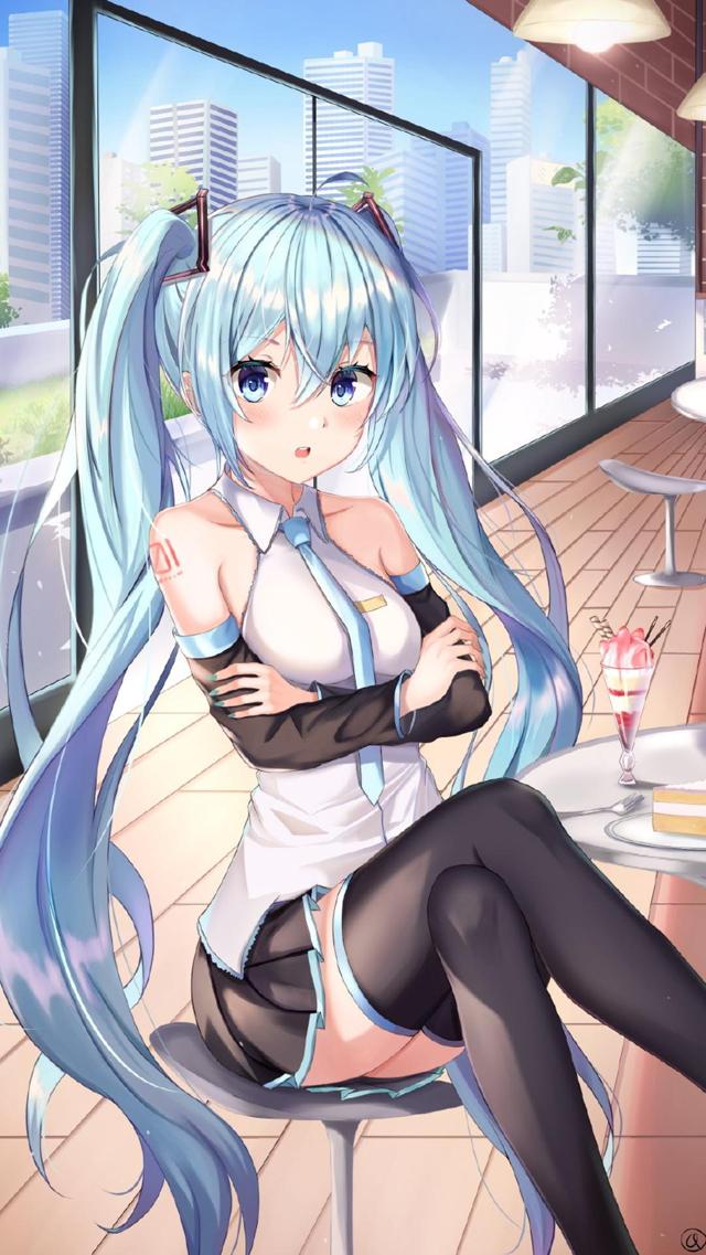 初音未来 酒吧 茶餐厅 咖啡馆图片