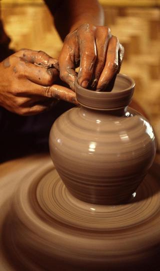 陶瓷工艺背景图