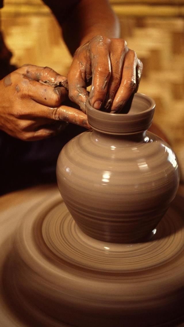 陶瓷工艺背景图