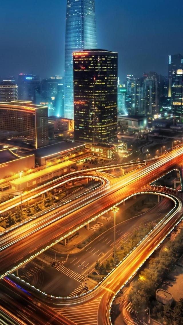 好看的Beijing At Night China背景图