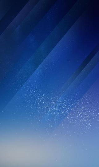 Galaxy S8浅蓝色线条壁纸图片