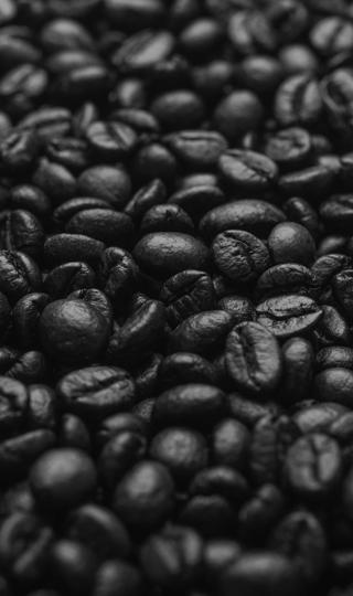 黑咖啡豆高清壁纸