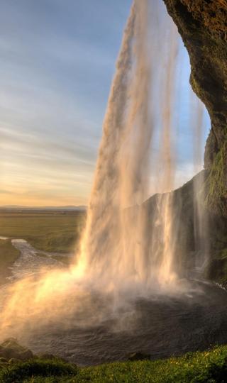 冰岛瀑布高清壁纸