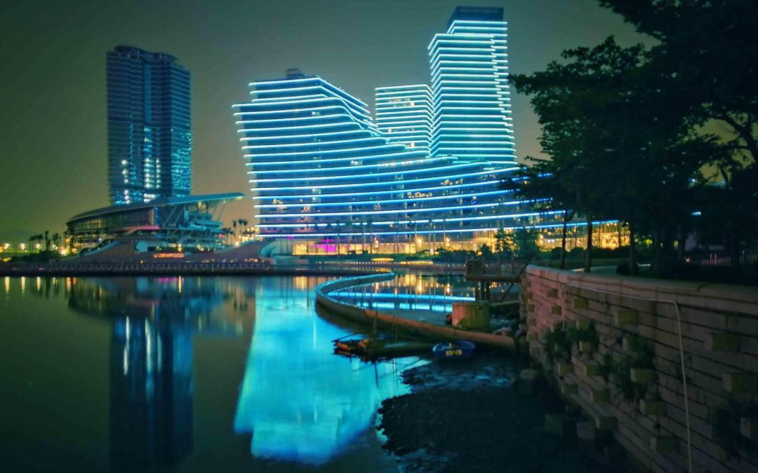 精美璀璨迷人的城市建筑夜景壁纸图片