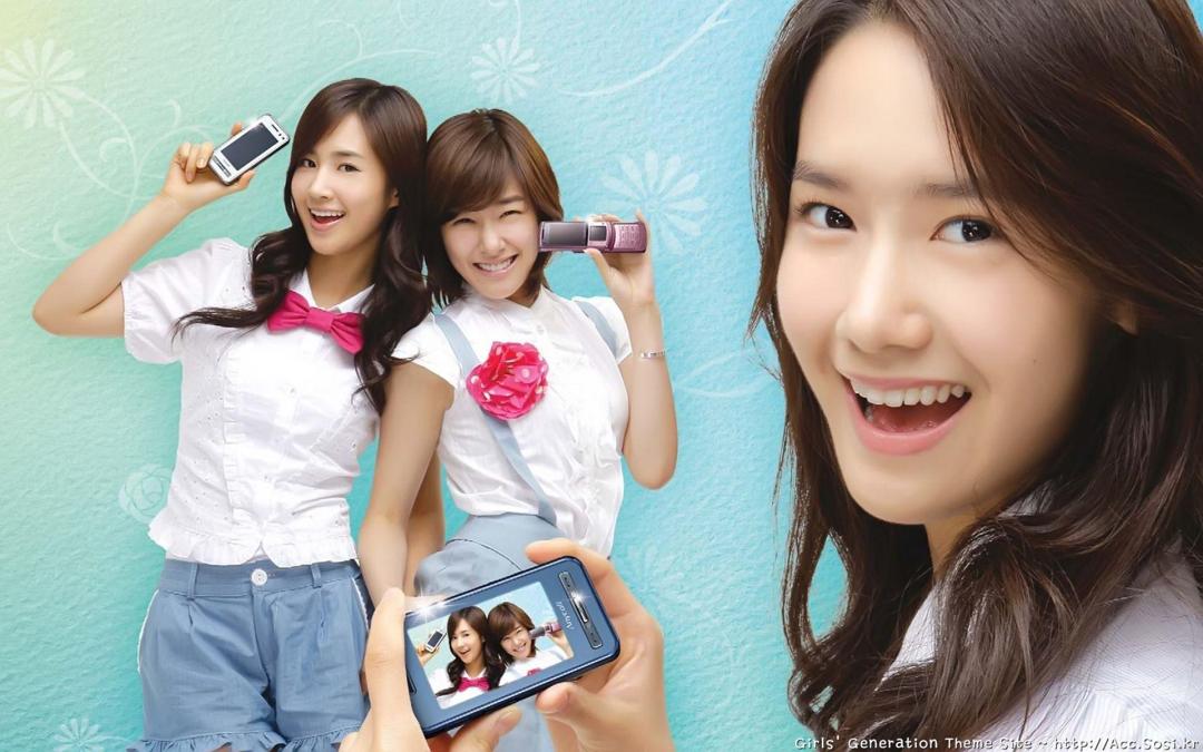 可爱的韩国美少女组合美女壁纸