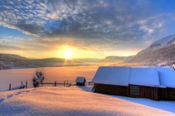 冰雪世界唯美雪景高清壁纸图片
