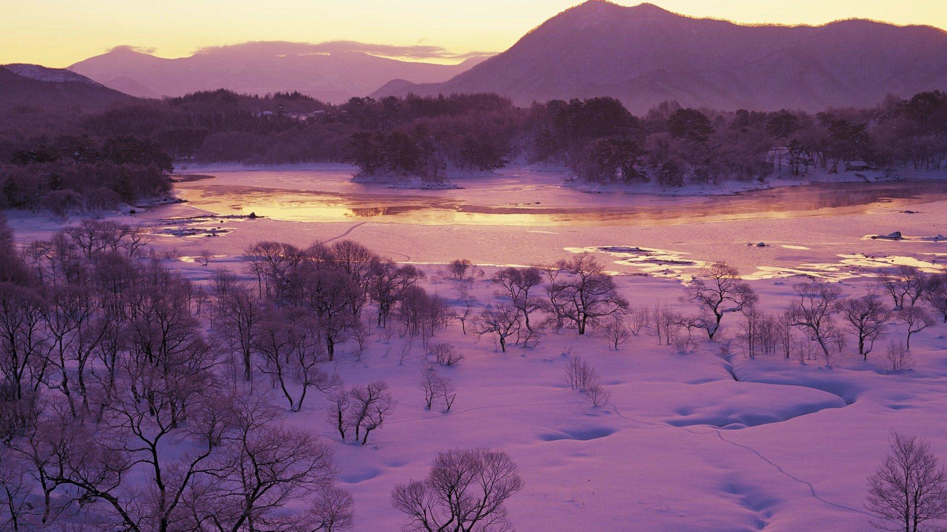 冰雪世界唯美雪景高清壁纸图片5