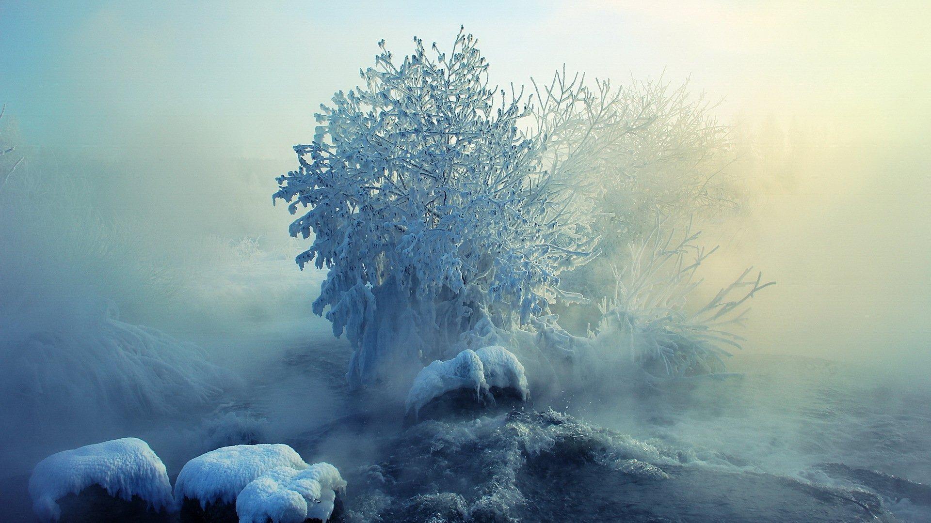 冰雪世界唯美雪景高清壁纸图片3