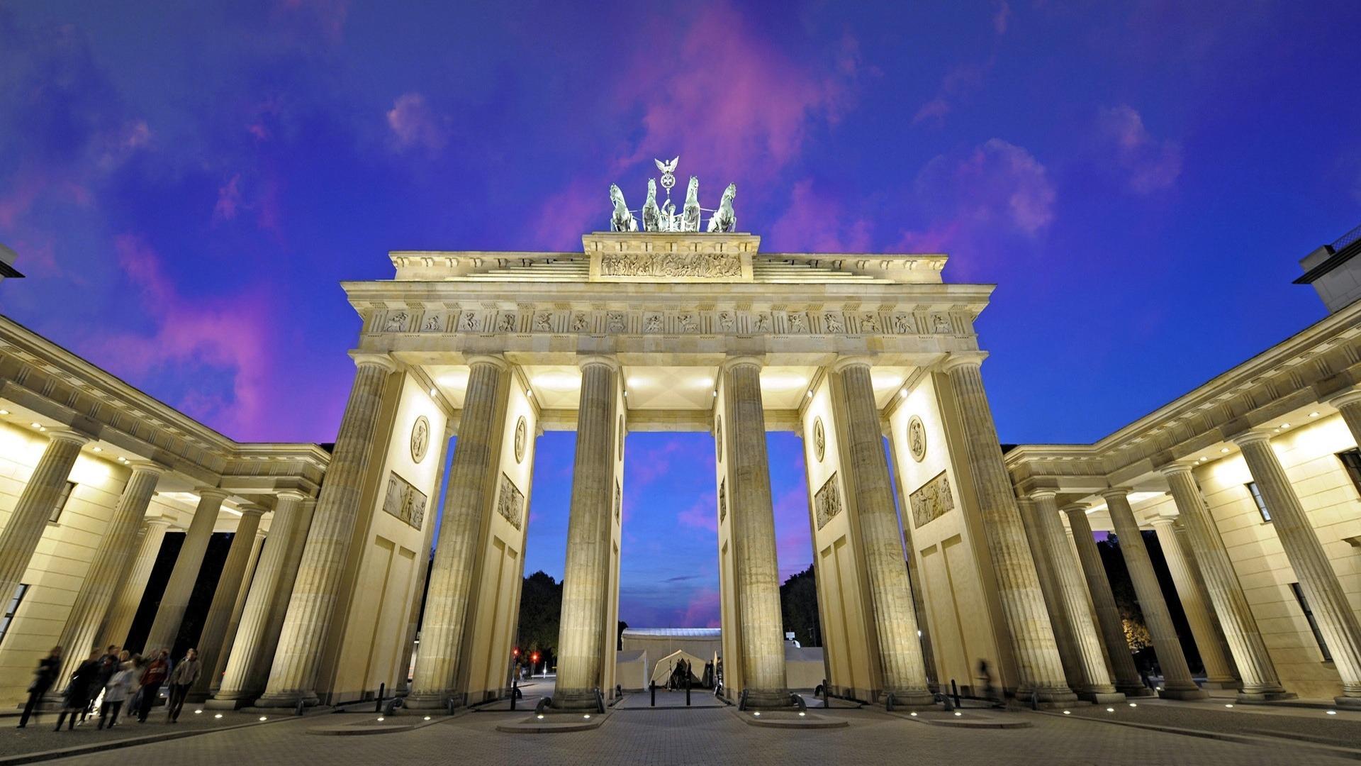 德国首都柏林夜景高清风景壁纸15
