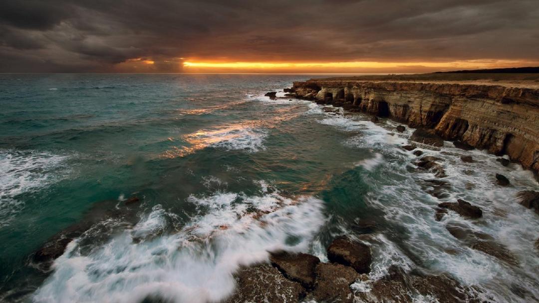塞浦路斯海岸自然风光桌面壁纸