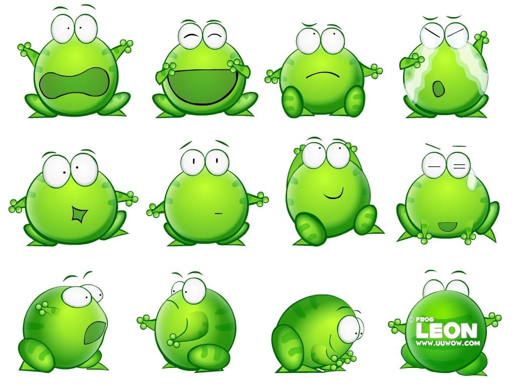 绿豆蛙可爱桌面图片7