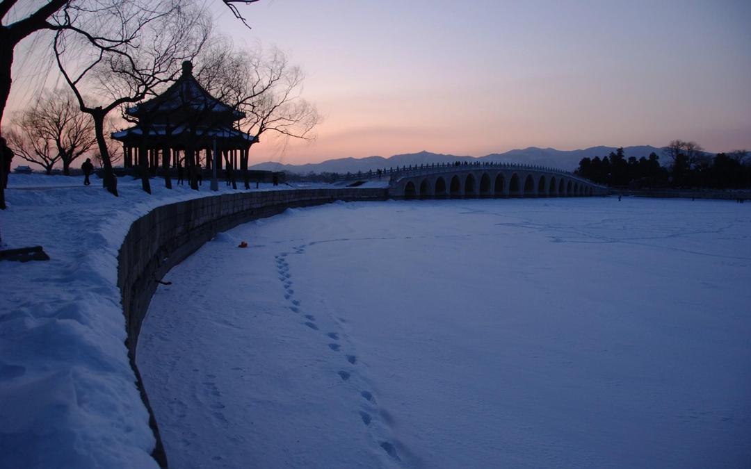 北京颐和园雪景风景壁纸高清大图
