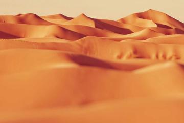 一望无际的沙漠创意电脑免费下载电脑壁纸图片