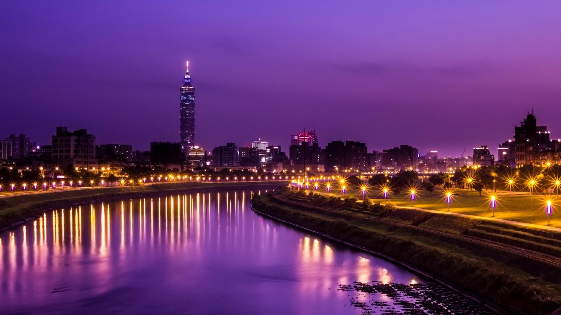 高清台湾城市夜景唯美壁纸大图14
