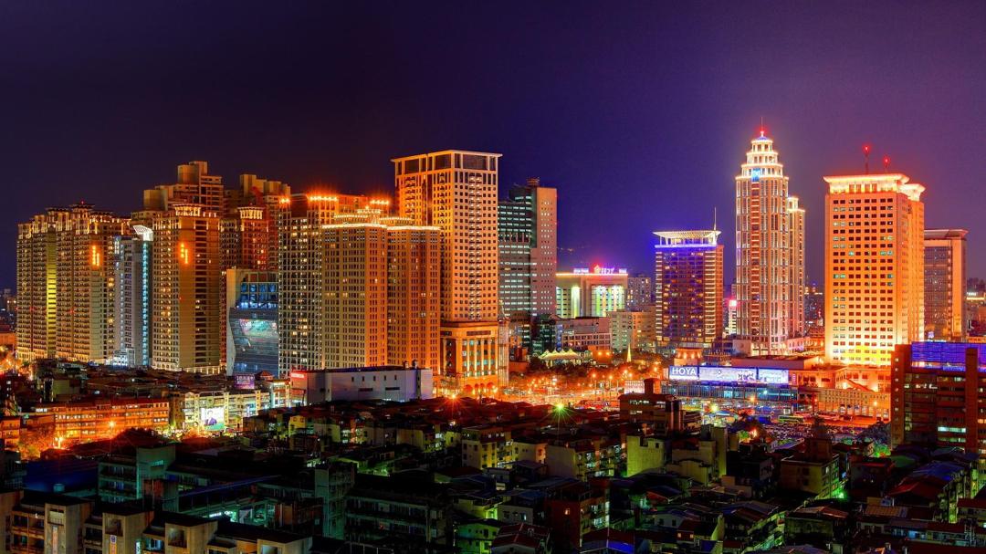 高清台湾城市夜景唯美壁纸大图