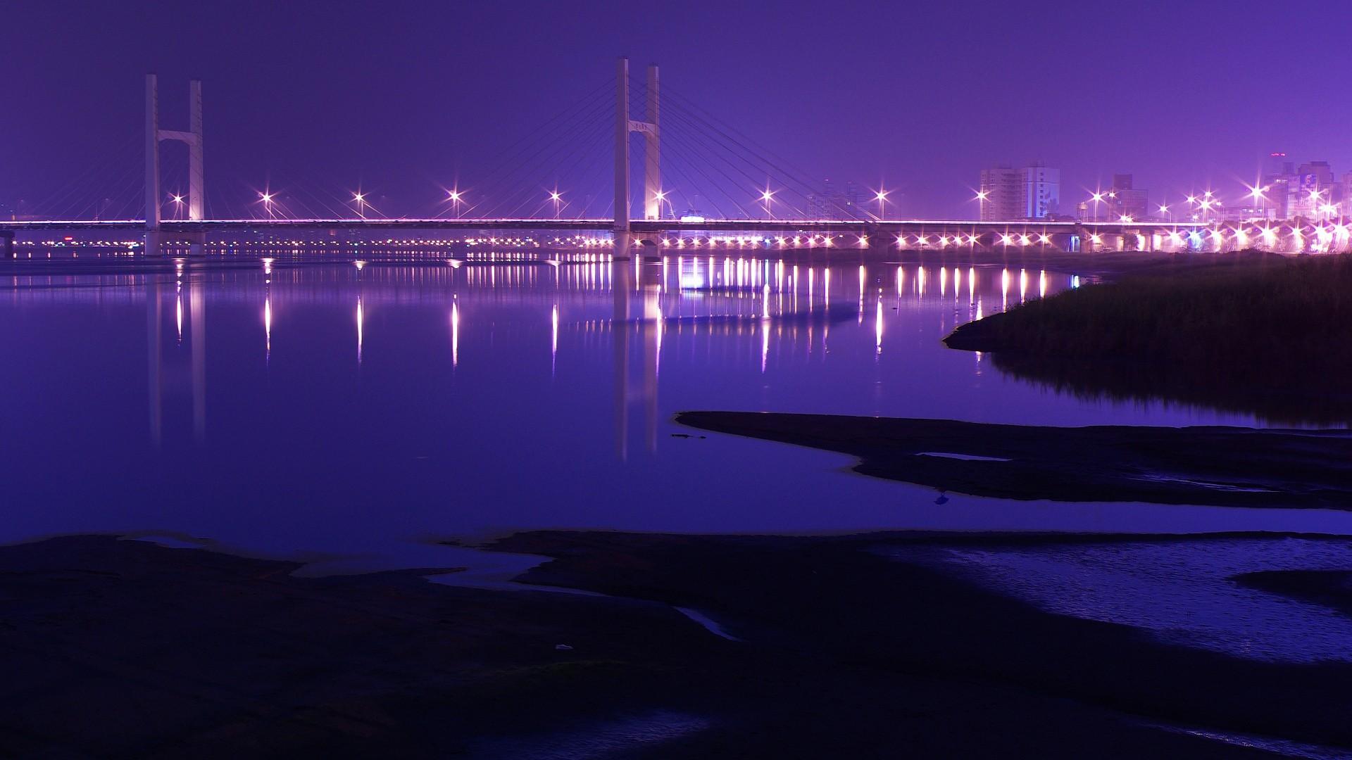高清台湾城市夜景唯美壁纸大图1