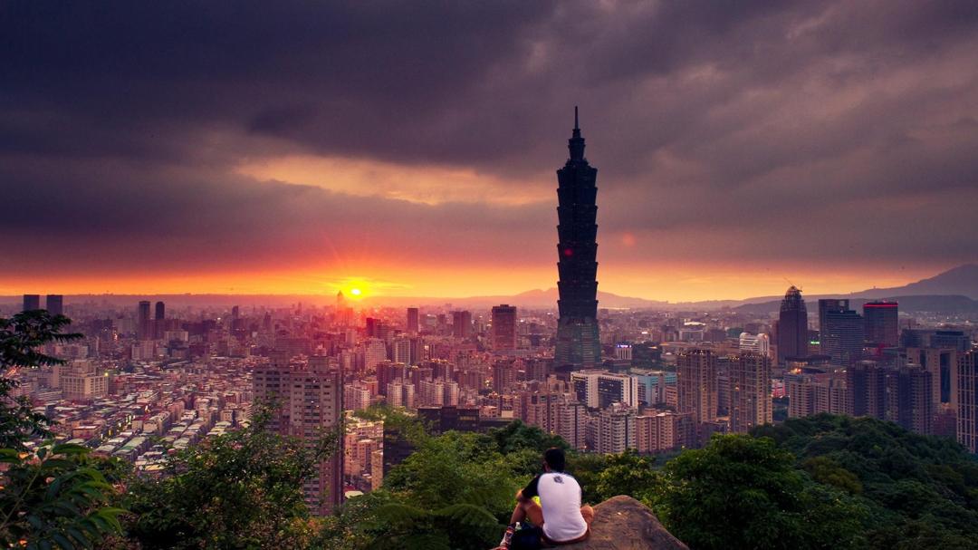 高清台湾城市夜景唯美壁纸大图