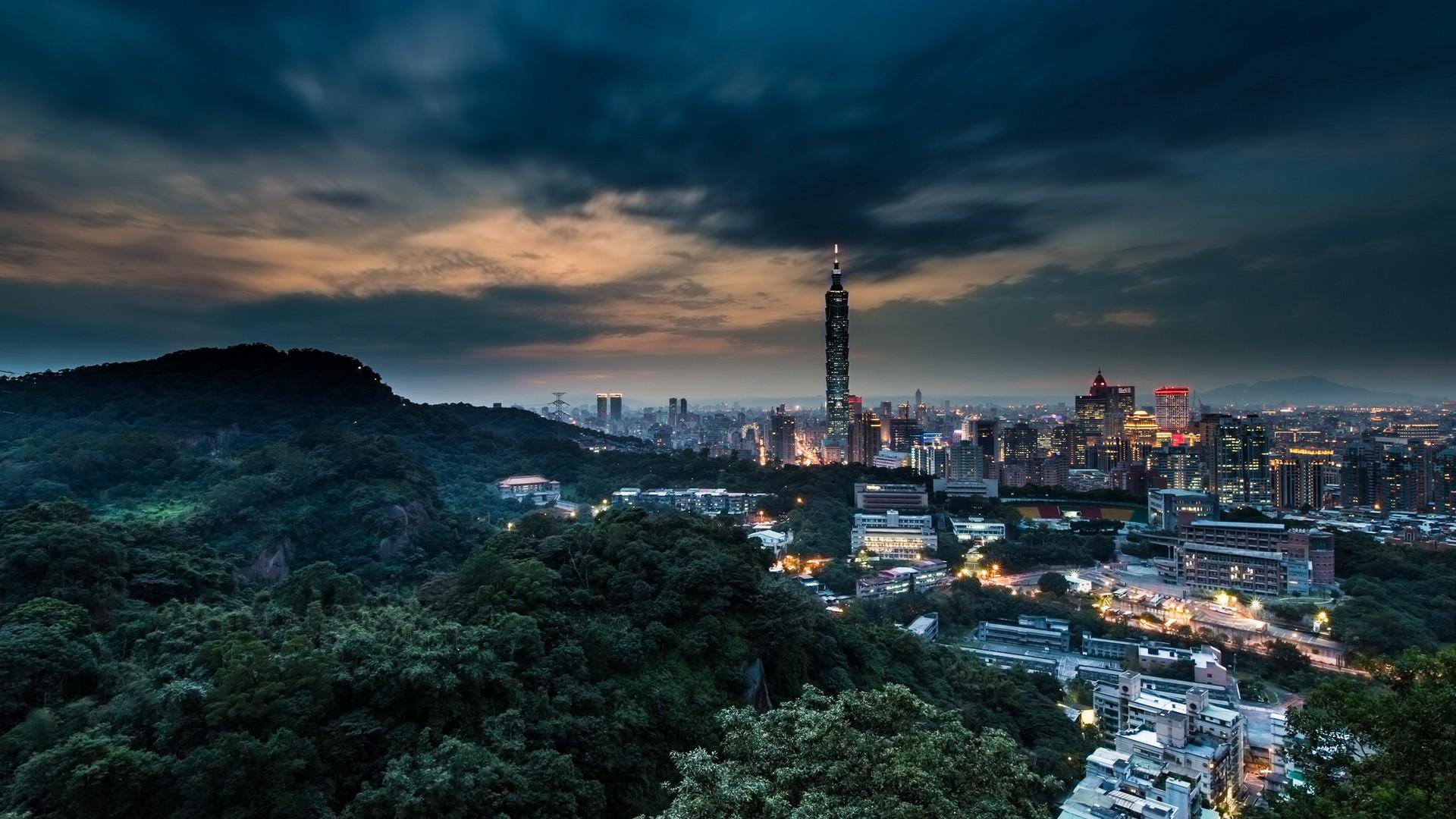 高清台湾城市夜景唯美壁纸大图17