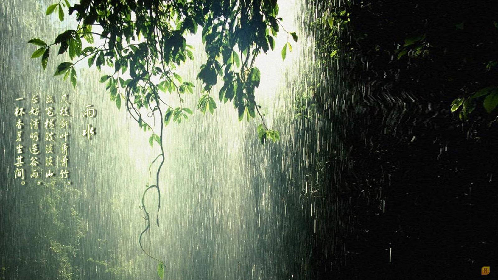 24节气之雨水壁纸6