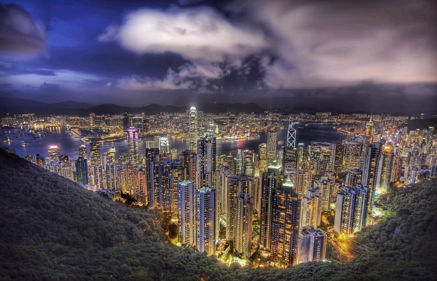 香港夜景高清桌面壁纸3