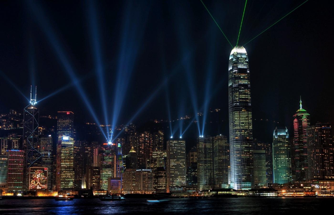 香港夜景高清桌面壁纸1