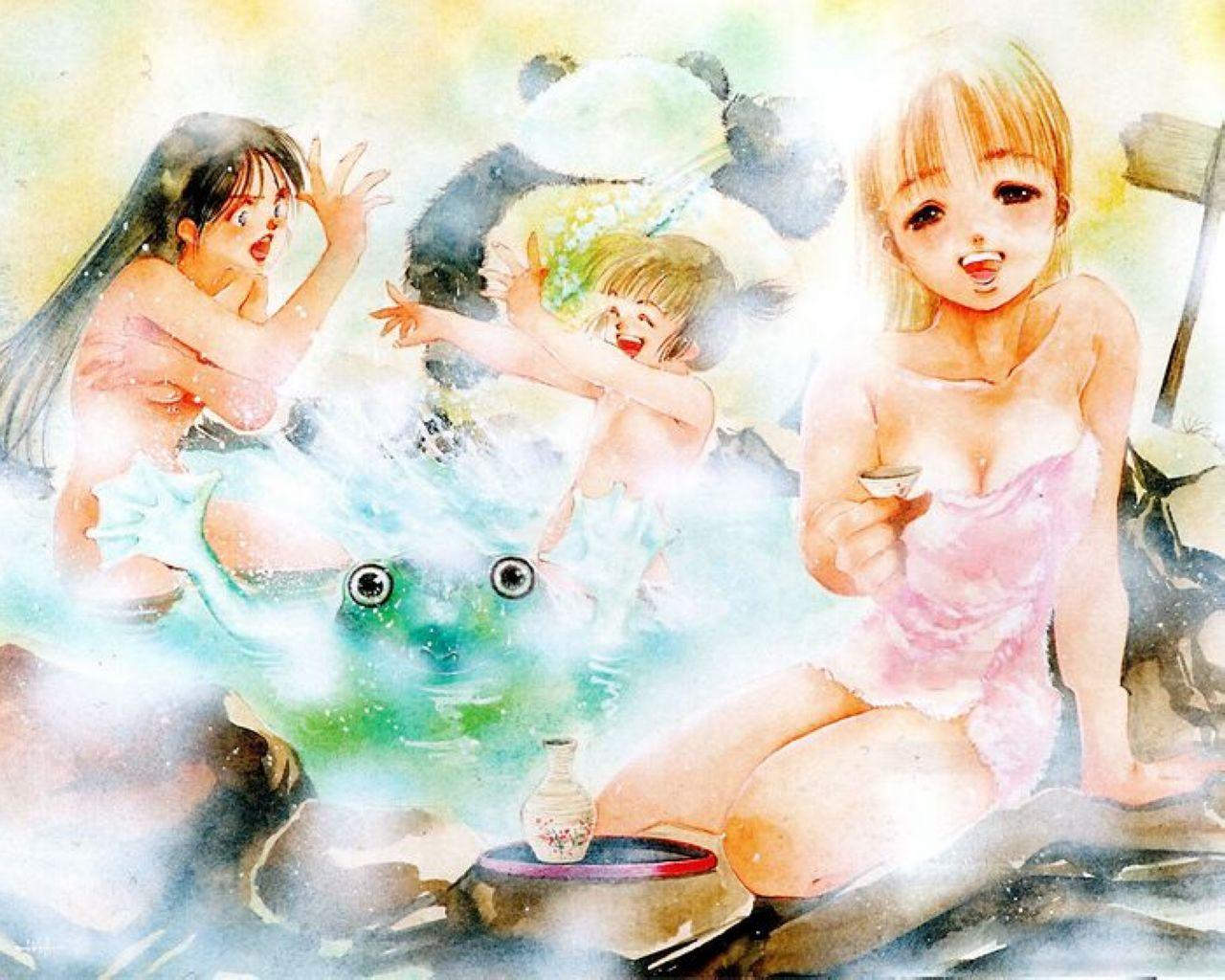 可爱的水彩画女孩9