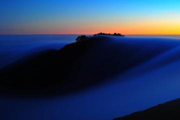 早晨,山,雾,自然风景图片
