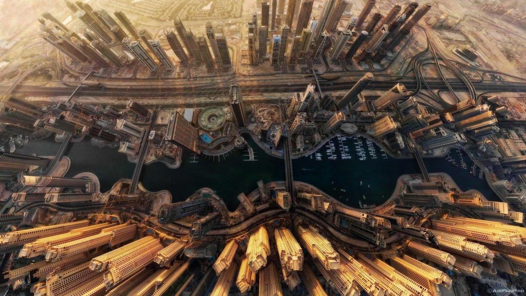 迪拜城市建筑风光高清壁纸下载